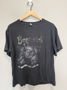 Beyoncé Formation World Tour 2016 Lemonade Black Graphic T Shirt Large